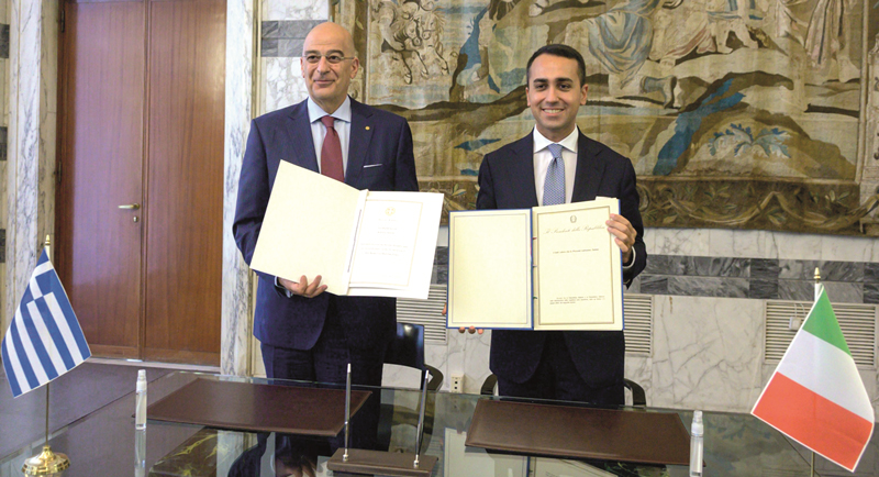 Greece-Italy demonstrate exemplary relations