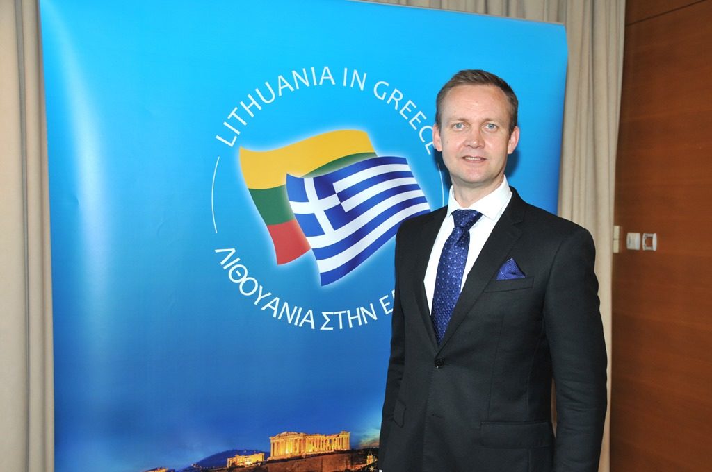 Dual celebration at the Lithuanian reception