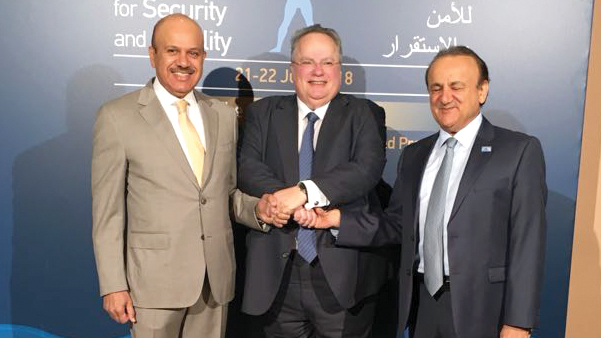 Secretary-General of the Gulf Cooperation Council Dr. Abdullatif bin Rashid Al-Zayani and Assistant 